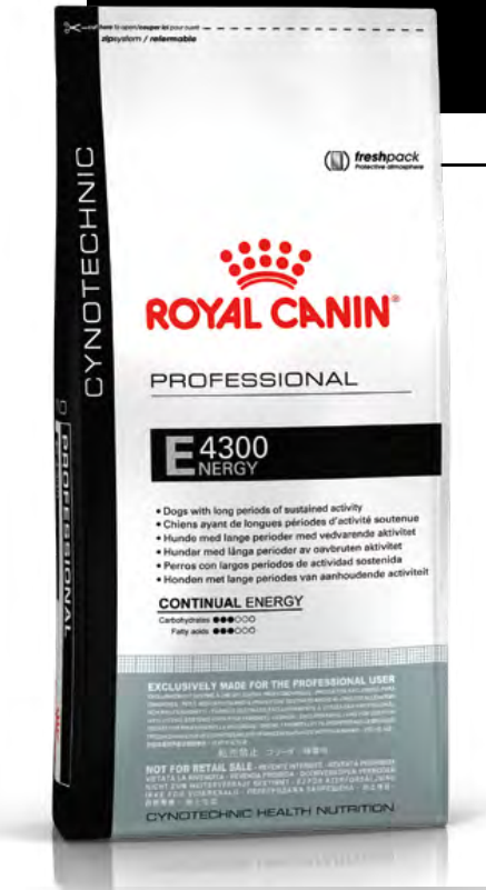 Корм для дорослих собак з високими енергетичними потребами ROYAL CANIN ENERGY 4300 супер преміум 17кг